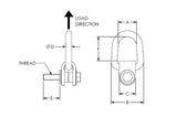 Actek Lifting Rings (Inch)