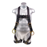 Stingray™ Series FR Harness 5pt., QCB Chest and  H-Style Legs, SRL Back Plate and Side D-Rings,  Black