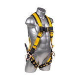 Hammerhead™ Series Harness 5pt., Padded  Back, Tongue and Buckle Leg Straps, SRL  Back Plate, Side D-Rings