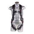 Harness 5pt. Padded Back, SRL Back Plate, QCB Chest, Tongue and Buckle Leg Strap,  Black
