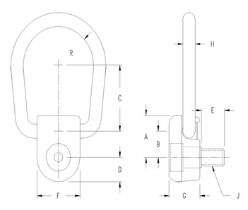 Actek Forged Side Pull (Inch)
