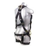 Stingray™ Series FR Harness 5pt., QCB Chest and  H-Style Legs, SRL Back Plate and Side D-Rings,  Black