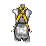 Hammerhead™ Series Harness 5pt., Padded  Back, Tongue and Buckle Leg Straps, SRL  Back Plate, Side D-Rings
