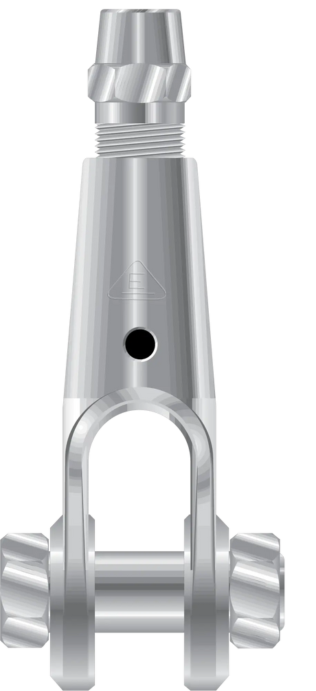 Clevis Socket Fitting (with Threaded Pin and Nut)