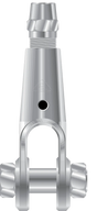 Clevis Socket Fitting (with Threaded Pin and Nut)