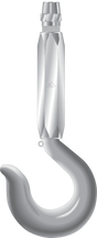 Non-Swivel Hook Socket Fitting
