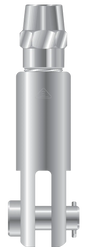 Machined Clevis Socket Fitting for Kernmantle Rope