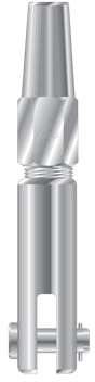 Clevis Socket Fitting for Extruded Jacket Kevlar Rope