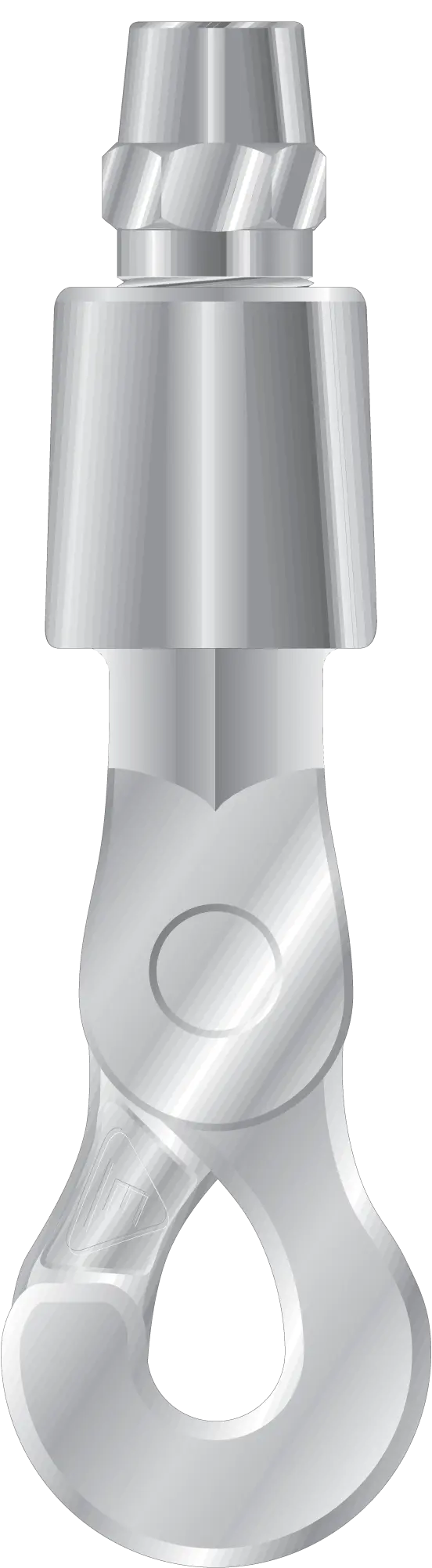 Clevis Fitting With Sister Hooks for Kevlar