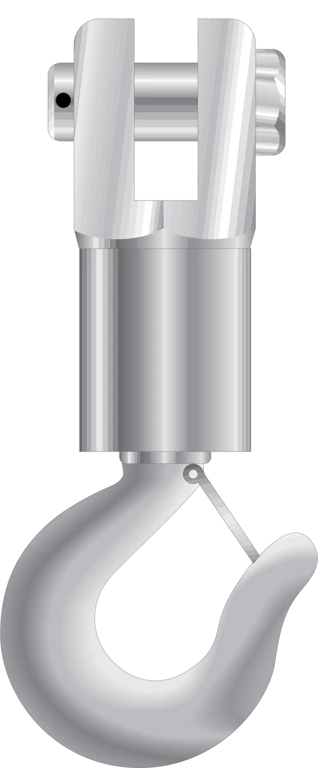 Clevis & Hook Roller Bearing Swivel – Model 32