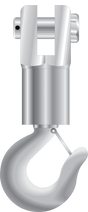 Clevis & Hook Roller Bearing Swivel – Model 32