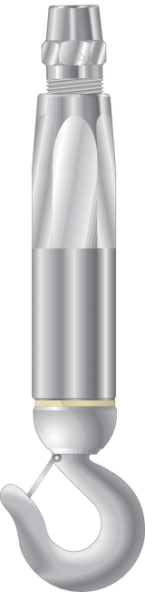 Swageless & Hook Angular Contact Bearing Swivel – Model 60