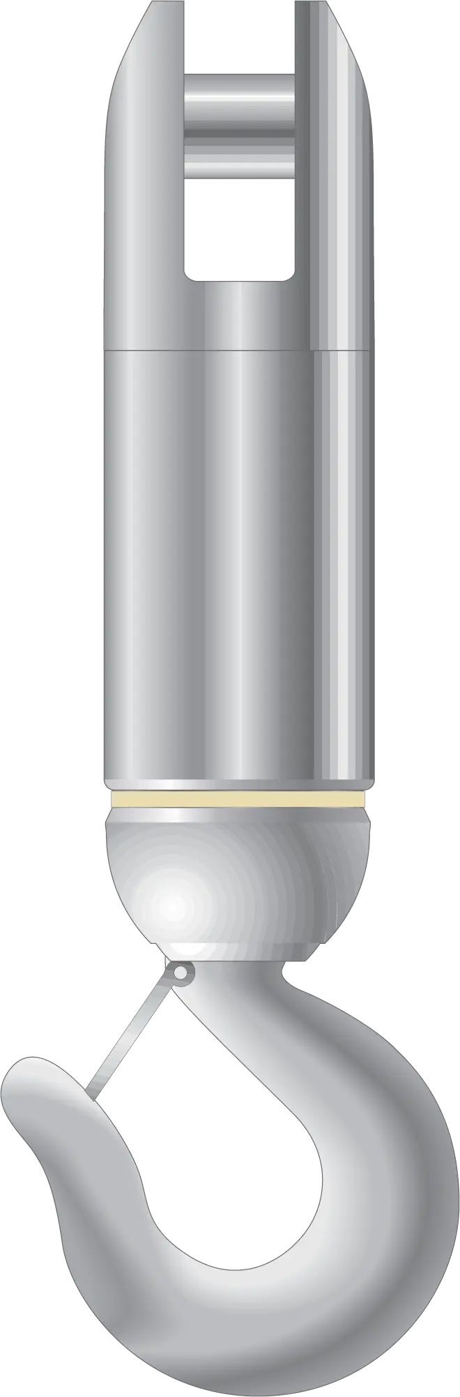 Clevis & Hook Angular Contact Bearing Swivel – Model 62