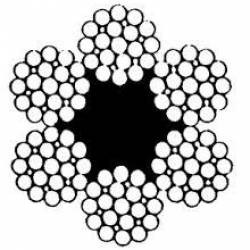 6x19 Filler Wire Fiber Core Bright