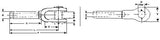 Closed Swage Socket Specifications