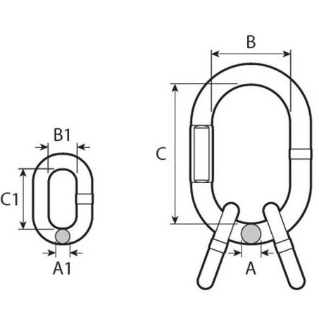 Masterlink Sub-Assembly Grade 100 Drawing